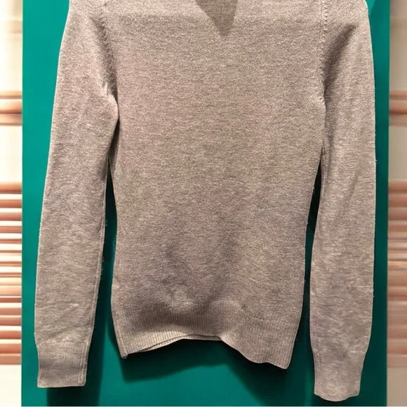 French Connection Light Gray Turtleneck Sweater XS - Picture 5 of 5